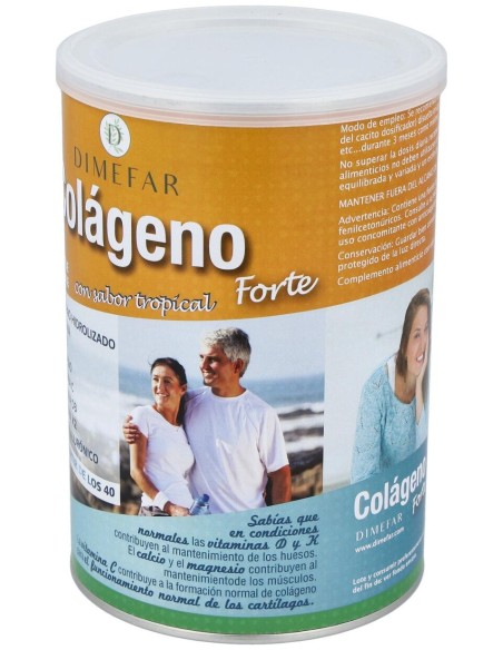 Dimefar Colágeno Forte Sabor Tropical 300G