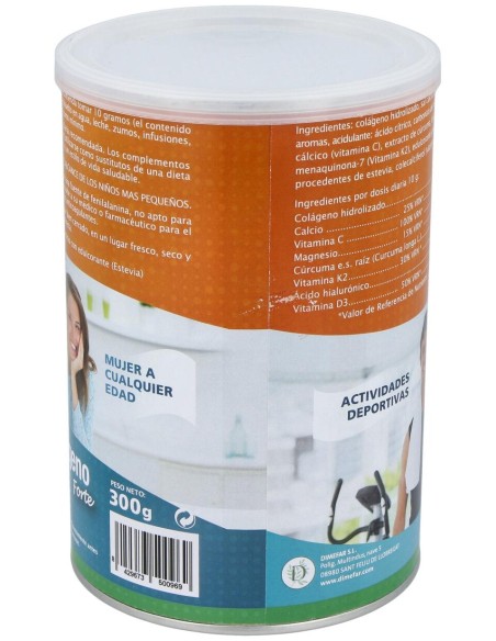 Dimefar Colágeno Forte Sabor Tropical 300G