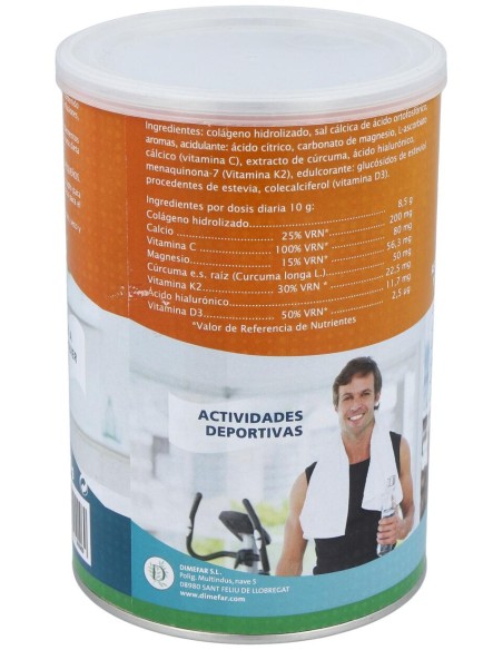 Dimefar Colágeno Forte Sabor Tropical 300G