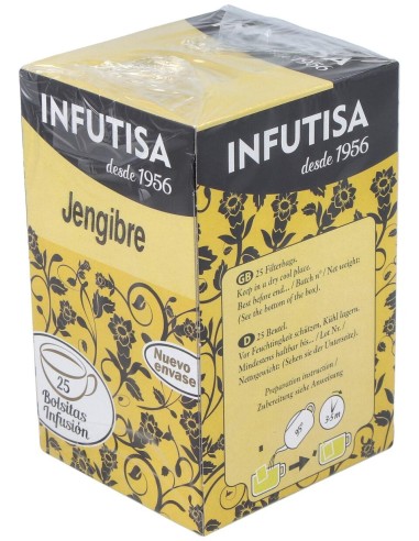 Infutisa Infusión De Jengibre 25 Sobres