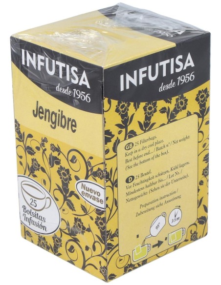 Infutisa Infusión De Jengibre 25 Sobres