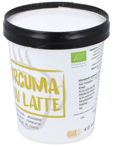 Curcuma Chai Latte Tarrina 250Gr. Eco
