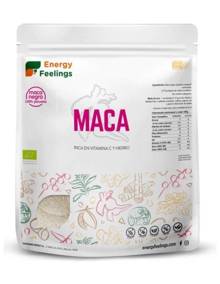 Energy Feelings Maca Negra Polvo Eco 500G