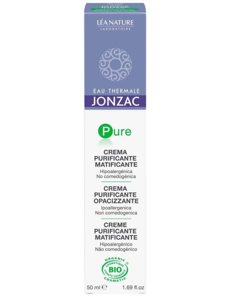 Jonzac Pure Crema Purificante-Matificante 50Ml
