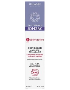 Jonzac Sublimactive Anti Age Crema Ligera 40Ml 2