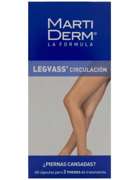 Martiderm Vascular Legvass Drenante Y Tonificante, 60 Cápsulas