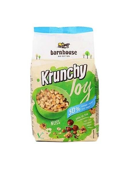 Barnhouse Muesli Krunchy Joy Avellanas Vegan 375G