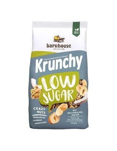 Muesli Krunchy Low Sugar Frutos Secos 375Gr. Bio
