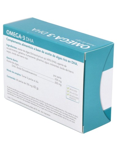 Omega 3 Dha Aceite De Alga Eladiet 60 Perlas