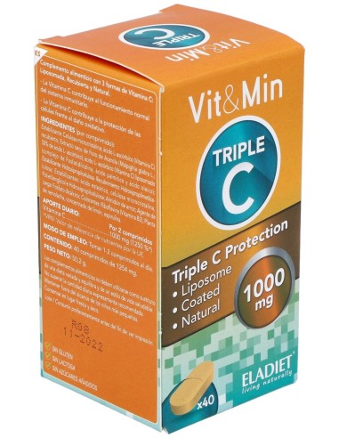 Triple C Vit. C Liposomada 40Comp.