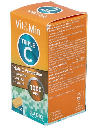 Triple C Vit. C Liposomada 40Comp.
