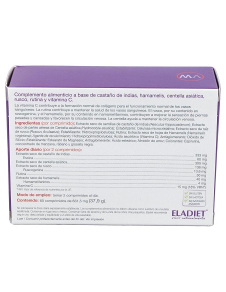 Eladiet Vitawoman Piernas Ligeras Forte 60Comp