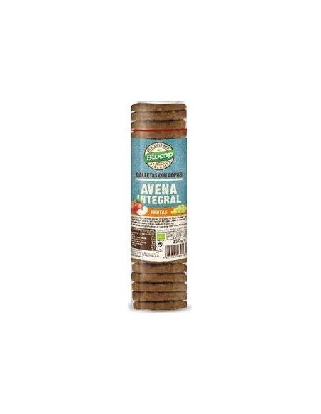 Biocop Galletas Copos De Avena Integral Y Frutas Bio 250G