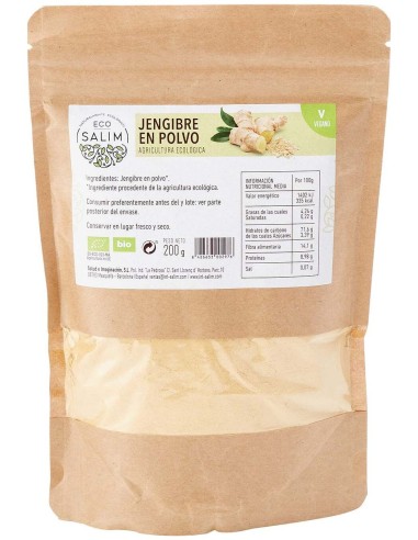 Jengibre En Polvo 200Gr. Bio Vegan