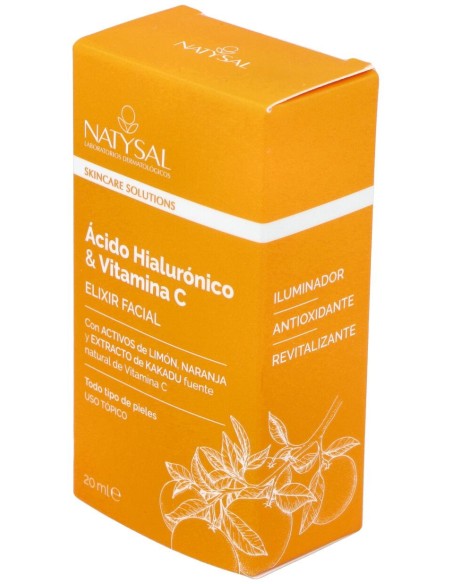 Natysal Ácido Hialurónico Y Vitamina C Elixir Facial 15 Ml