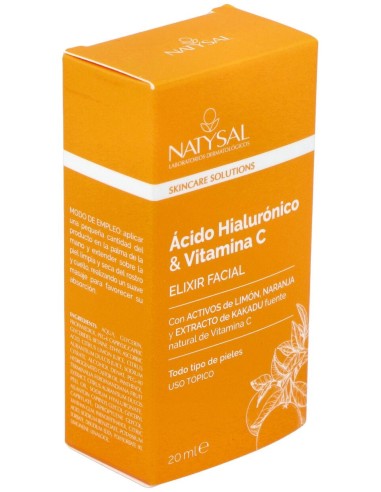 Natysal Ácido Hialurónico Y Vitamina C Elixir Facial 15 Ml