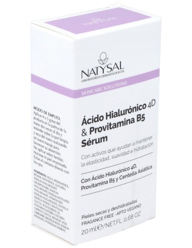 Natysal Ácido Hialurónico 4D Y Provitamina B5 Sérum 20Ml