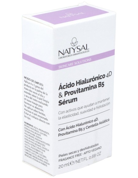 Natysal Ácido Hialurónico 4D Y Provitamina B5 Sérum 20Ml