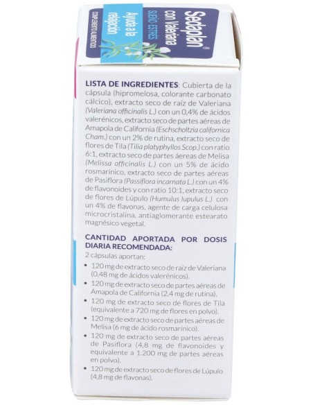 Sedaplan (Valeriana-Tranquilizante) 40Cap.