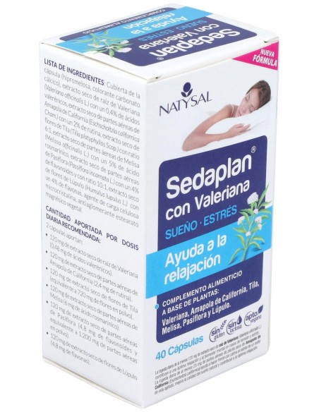 Sedaplan (Valeriana-Tranquilizante) 40Cap.