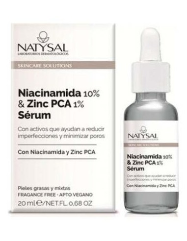 Natysal Niacinamida 10% Y Zinc Pca 1% Serum 20Ml
