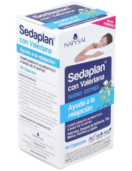 Sedaplan (Valeriana-Tranquilizante) 40Cap.