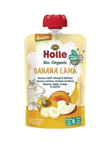 Holle Smoothie Platano_ Manzana_ Mango Albaricoque +6M 100Ml