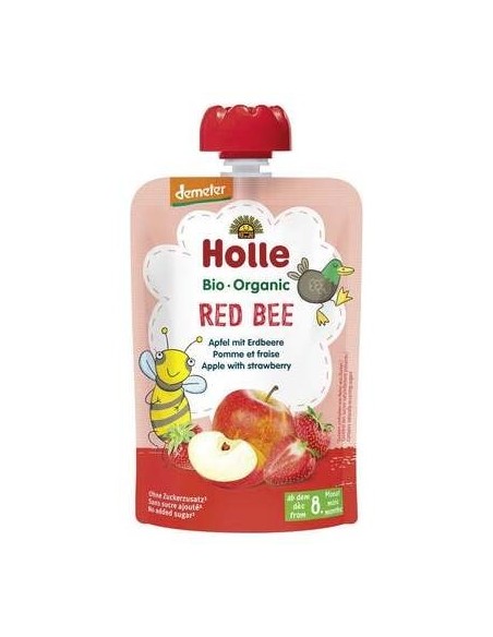 Smoothie Red Bee Manzana-Fresa 8Meses 100G Demeter