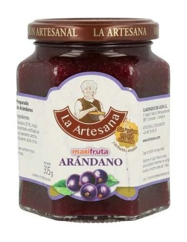 La Artesana Mermelada Arándano Sin Azúcar 305G