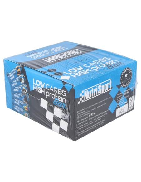 Nutrisport Barritas Low Carbs Brownie 16 Uds