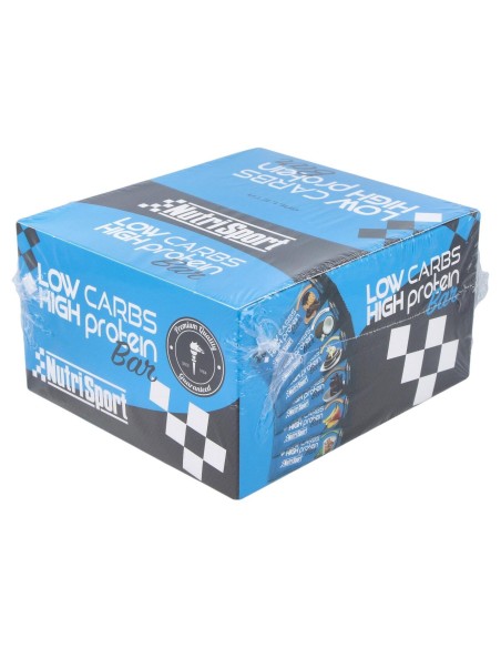 Nutrisport Barritas Low Carbs Chocolate-Galleta 16 Uds