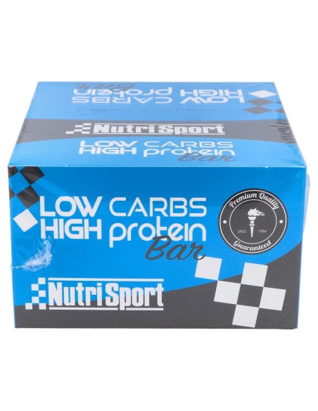 Nutrisport Barritas Low Carbs Cookies Y Crema 16Uds