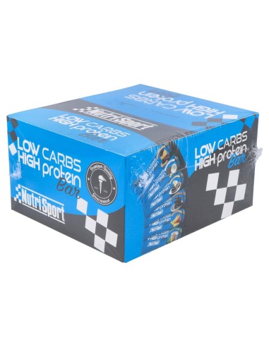 Nutrisport Barritas Low Carbs Cookies Y Crema 16Uds