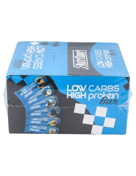 Nutrisport Barritas Low Carbs Chocolate-Galleta 16 Uds