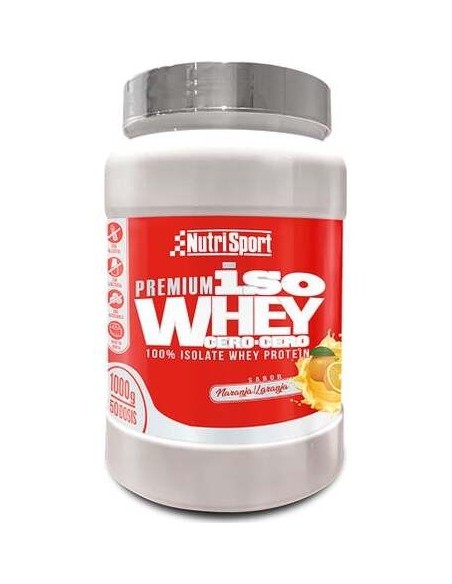 Nutrisport Iso Whey Cero Cero Naranja 1Kg