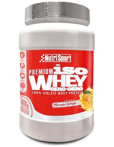 Nutrisport Iso Whey Cero Cero Naranja 1Kg