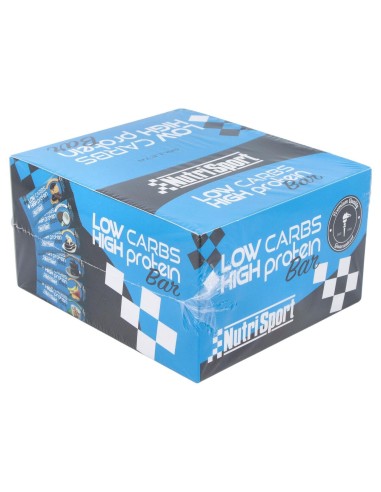 Nutrisport Barritas Low Carbs Chocolate-Galleta 16 Uds