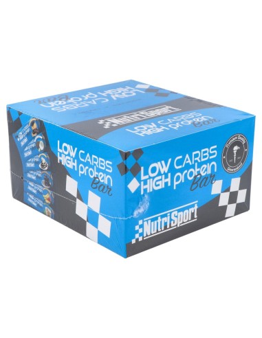 Nutrisport Barritas Low Carbs Cookies Y Crema 16Uds