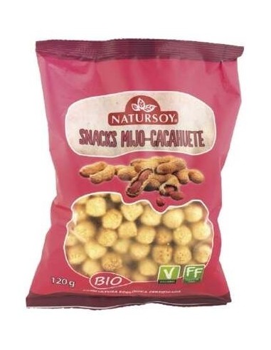 Snacks De Mijo Y Cacahuete 120Gr. Bio Vegan