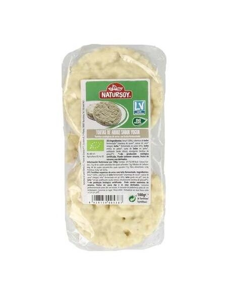 Natursoy Tortas De Arroz Con Yogur 100G