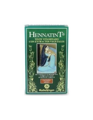Radhe Shyam Hennatint Castaño Medio 60Ml