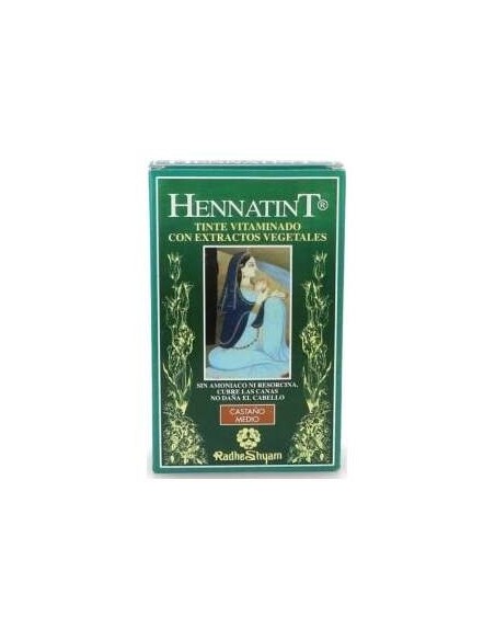 Radhe Shyam Hennatint Castaño Medio 60Ml