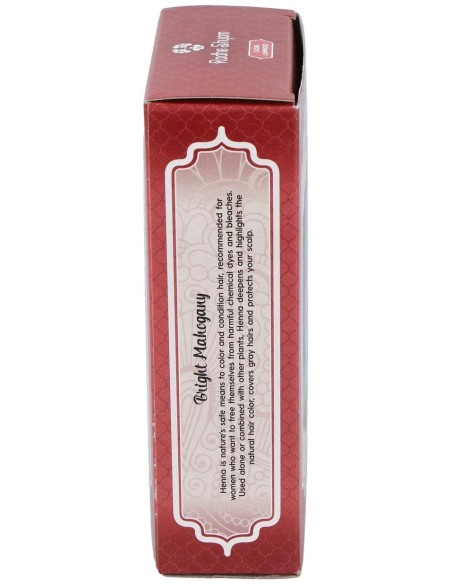 Radhe Shyam Henna Caoba Luminoso Polvo 100G