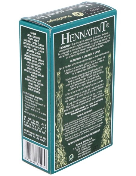 Radhe Shyam Hennatint Negro 60Ml