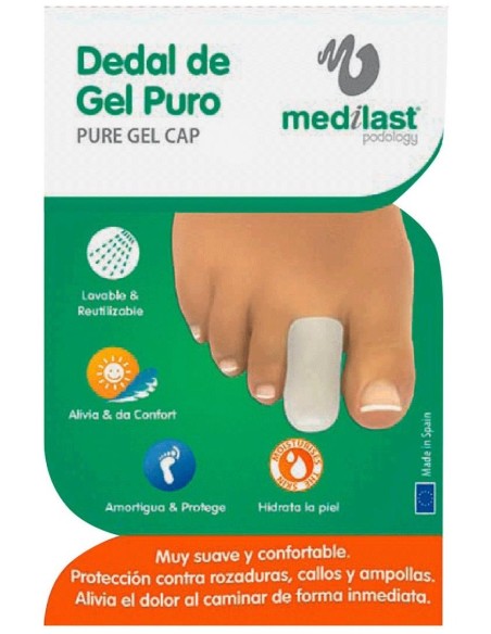 Medilast Dedal De Gel Puro Pequeño, 1 Ud