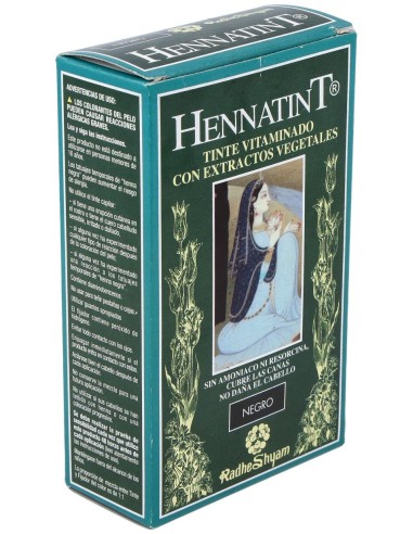 Radhe Shyam Hennatint Negro 60Ml