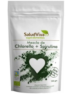 Chlorella Y Espirulina Mezcla En Polvo 125Gr. Bio
