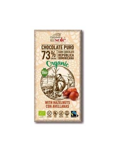 Chocolates Sole Chocolate Negro Con Avellanas 73% 150G