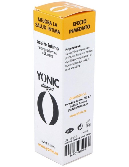 Yonic Aceite Intimo Para Mujer 50Ml.