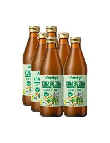 Voelkel Kombucha Lima Y Jengibre Bio 330Ml